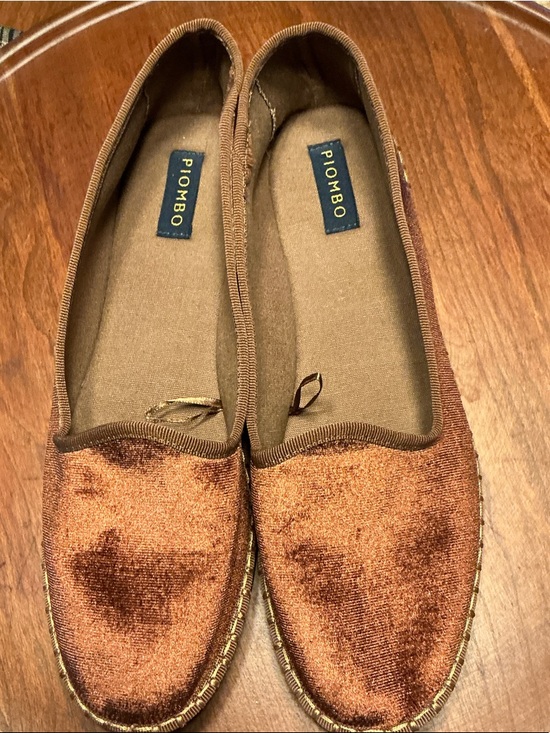 Piombo Shoes - Piombo Italian Velveteen Ballet Slippers